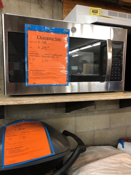 Clearance Appliances HOT DEALS!